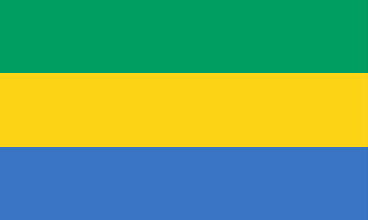 ガボン アフリカ 世界の国旗 デザインから世界を学ぼう