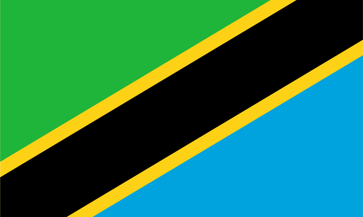 タンザニア アフリカ 世界の国旗 デザインから世界を学ぼう