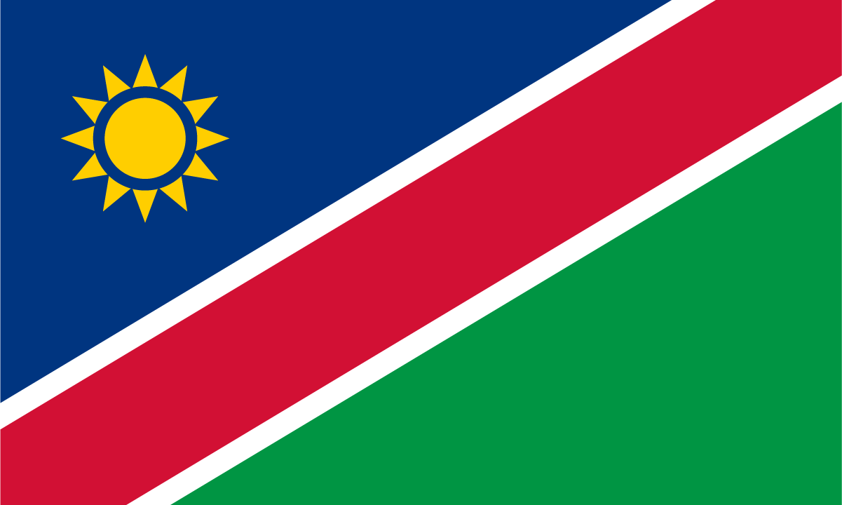 ナミビア アフリカ 世界の国旗 デザインから世界を学ぼう