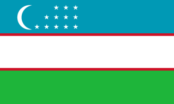 ウズベキスタン国旗